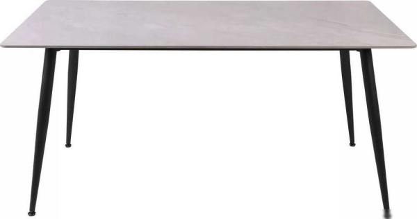 Кухонный стол Signal Rion 130/70/76 (серый лак/черный)