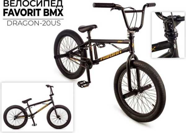 Велосипед Favorit Dragon-20US р.11 (черный)