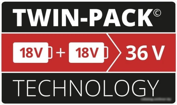 Набор аккумуляторов Einhell Twinpack 4511524 (18В/2.5 Ah)