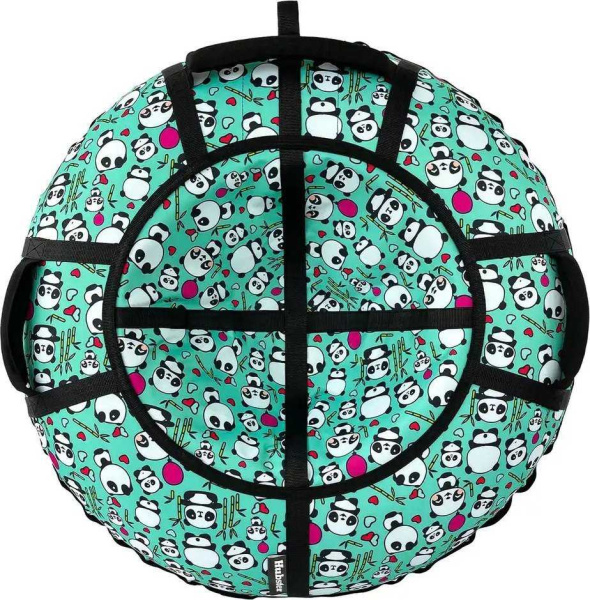 Тюбинг Hubster SnowDream Glamour S Панда 120см во8679 (бирюзовый)