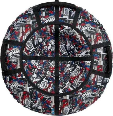 Тюбинг Hubster SnowDream Glamour S Герой 120см во8998-3 (серый)