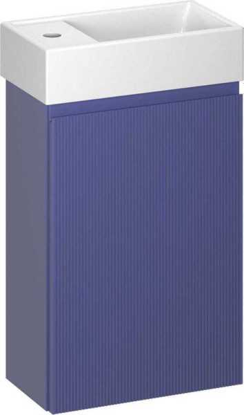 Wellsee Тумба под умывальник 2 в 1 WC Area 221804002 (тумба/матовый синий, раковина/глянцевый белый, без ножек)