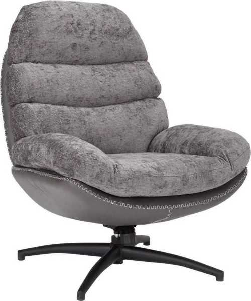 Интерьерное кресло Signal Giselle (серый/серый/черный мат)