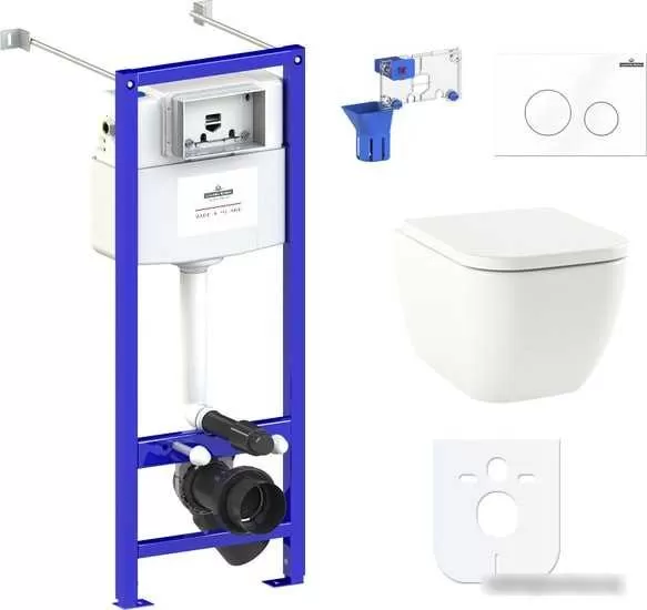 Унитаз Lavinia Boho Relfix One Rimless 7 в 1 87050161 (белый пластик)